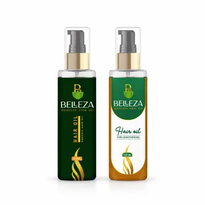 Belleza Growth Oil & Lengthening Oil 125ml Duo